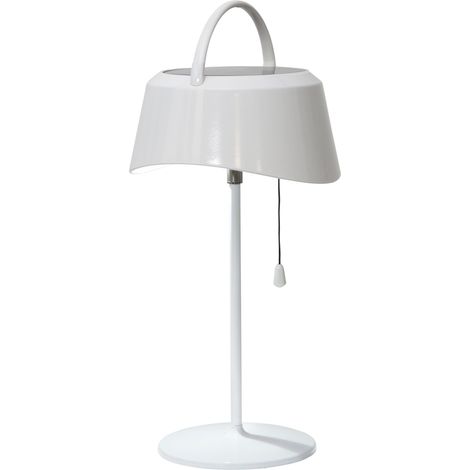 LED-Solarlampe-"Cervia", weiss, Kunststoff, (1/5)