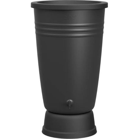 Elho Green Basics Récup D'eau Plus 200ltr - Noir - L 71 x B 70.5 x H 122 cm - culture et récolte - 100% recyclé (1/3)