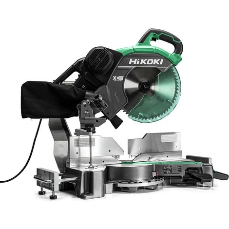 HiKOKI - Sierra ingletadora 305 mm, con carro, 1520 W C12RSH3WAZ