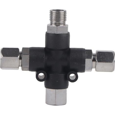 Adaptateur de Manifold pour Pistolet à Peinture 1/8'' avec Raccord en T pour Tatouage et Aérographe (1/5)