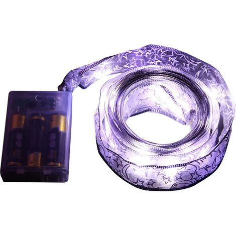 Guirlande Lumineuse LED - Toivize - 4m 40 LEDs - Fil de Cuivre Flexible Rechargeable Piles AA Multicolore Décoration Intérieure Extérieure (1/5)