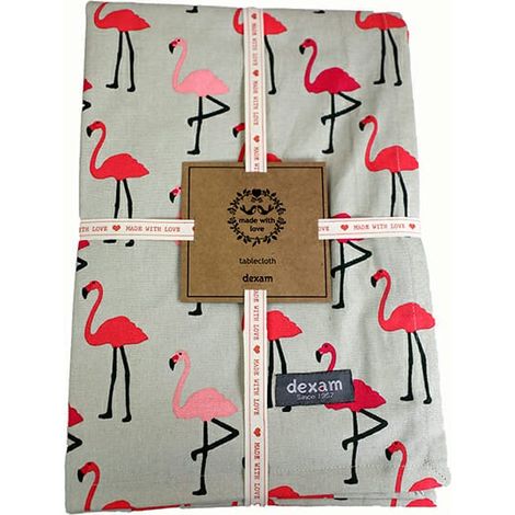 Dexam Flamingo Tablecloth 135 x 180cm (1/2)