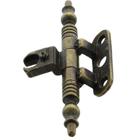10 x CERNIERA P/MOBILI A0114 BRONZO ANTIC 46X14 MM