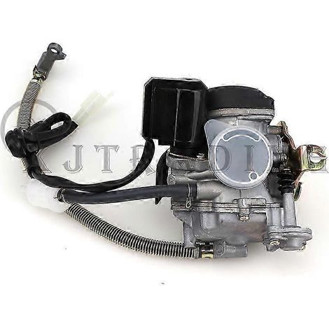 Carburateur PD18J 18 mm avec tuyau de vidange d'huile externe pour scooter, cyclomoteur, quad, buggy, 4 temps 139QMB GY6 50 60 80 (1/5)