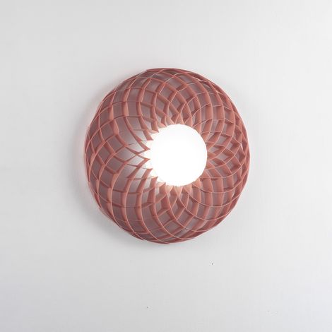 Applique Moderna Dalia Polilux ® Pink Metal 3 Luci Gx53 (1/2)