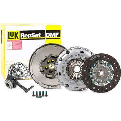 Kit d'embrayage bimasse 20 TDI 140 – Récepteur central inclus – Installation facile avec visserie – Performance et confort de conduite optimaux – LUK