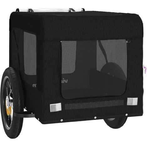 Rimorchio/carrello per animali domestici nero 020044222