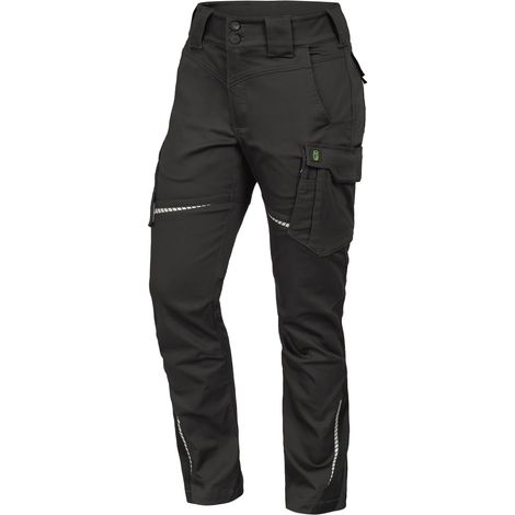 Leibwächter Damen Bundhose ohne Knietaschen Flex-Line FLXDHO28 Gr. 46 anthrazit/schwarz (1/5)