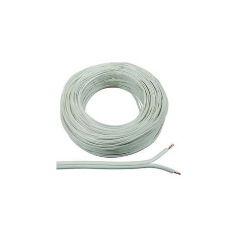 Cavo Elettrico Bipolare Bianco H03 Vhfi 2X MMQ.1 Bianco 100 m