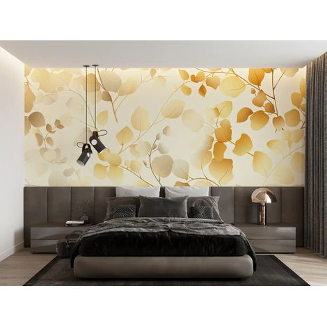 Papier Peint Feuillage - Douceur Automnale - 150 x 250 cm (1/2)
