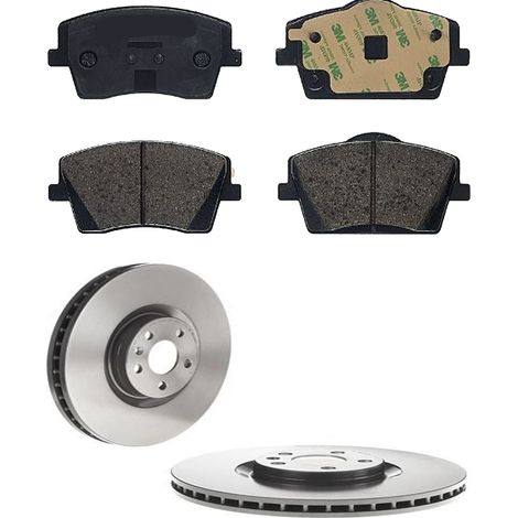KIT FRENI ANTERIORI compatibile con VOLVO XC40 (536) - DISCHI + PASTIGLIE OEM: P 86 031 , P 86 033 / 18566 , 18587 /SOSTITUZIONE DIRETTA/BASSA POLVERE/SILENZIOSO (1/5)