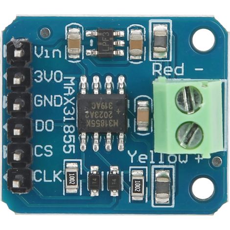 Jeffergarden K -Thermoelement -Temperatursensormodul 200 ℃ bis +1350 ℃ SPI -Port Digitaler Ausgang MAX31855 (1/5)