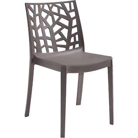SEDIA IN POLIPROPILENE 'MATRIX' taupe