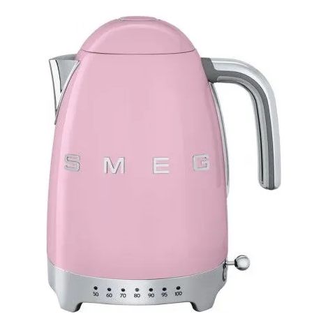 SMEG Bouilloire avec réglage de température Années 50 Rose