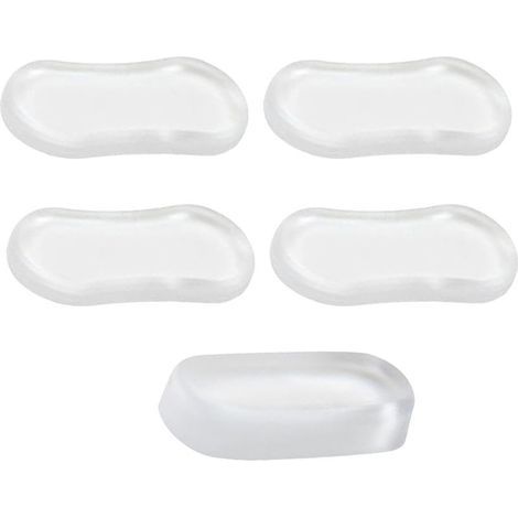 Tampon Pour Siège Toilette Tampon Abattant WC En Plastique Pare-chocs De Siège Toilette Universels Amortisseur Abattant WC Tampon De Remplacement De Toilette Pour La Maison,Le Bureau (1/5)