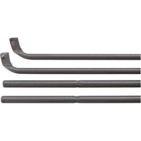 ASTE X SERRATURA ESTERNE 91/01 CR - VERNICIATE CURVE TRIPLICI MM 18 CF=PZ 2+2 - 1 confezione (1/5)
