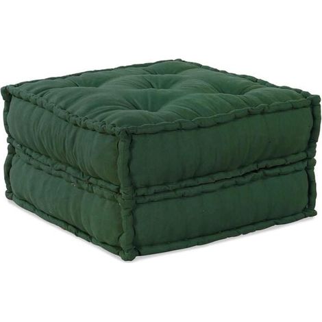 Canapé modulable vert 70x70x36 en tissu (1/5)