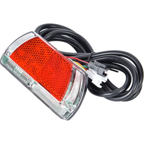 Kit de Conversion LED pour Vélo Électrique - Clignotant et Feu Stop Arrière Universel 12-48V-Crezuo