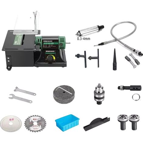 Polisseuse de banc, puissance de 950W, vitesse de 800-12000 RPM (1/2)
