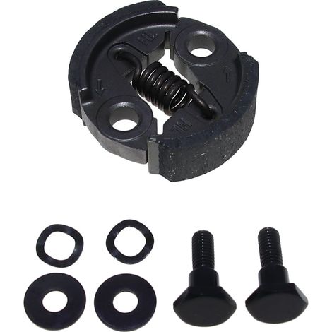 Bloc d'embrayage pour tondeuse à gazon 32 cm³ avec vis, rondelles élastiques, modification pour quad, buggy de plage et véhicule tout-terrain deux temps (1/5)