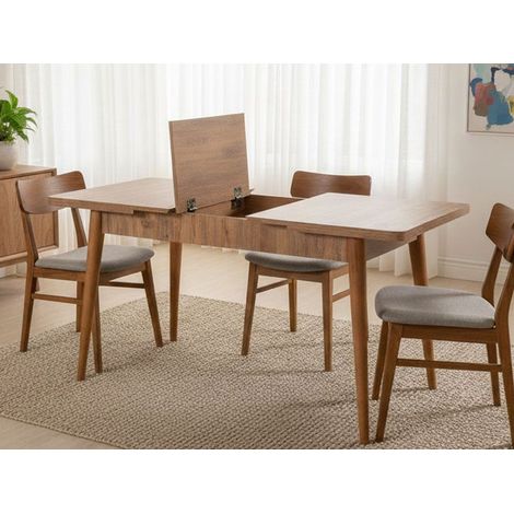 Tavolo Allungabile Dschubba, Allungabile, 8 Posti, 80x165x75h cm Marrone Quercia (1/5)