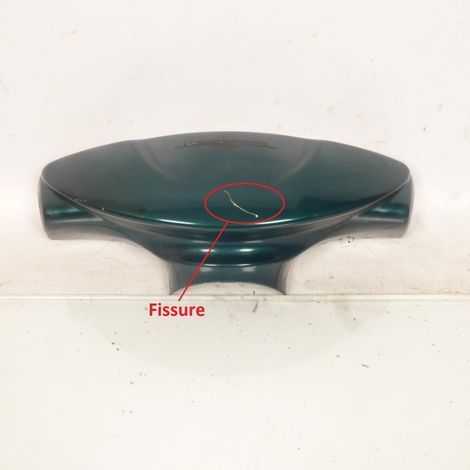 [GEBRAUCHT] Lenkerverkleidung original für Roller Peugeot 100 Looxor 2001 bis (1/3)