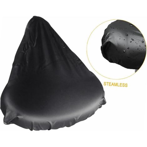 Housse de selle imperméable en gel, style poncho, pour vélo d'appartement, avec poches absorbantes et rembourrage.-AquaForge (1/5)