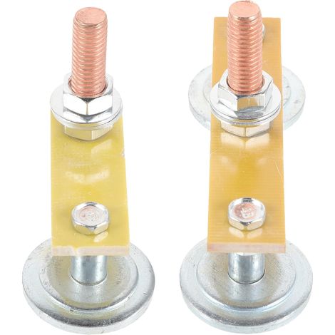 JSSEVN-2-teilige magnetische Masseklemmen, galvanisierter Eisenschweißkopf, kraftvolle und stabile Klemmung für Schweißwerkzeuge (1/5)