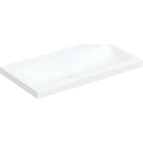Geberit iCon Light lavabo, 90 cm x 48 cm, sin agujero para grifo,