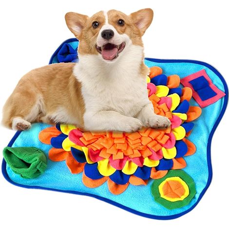 Dog Sniffing Mat, Dog Enrichment Toys Colorful Slow Feeding Dog (1/5)