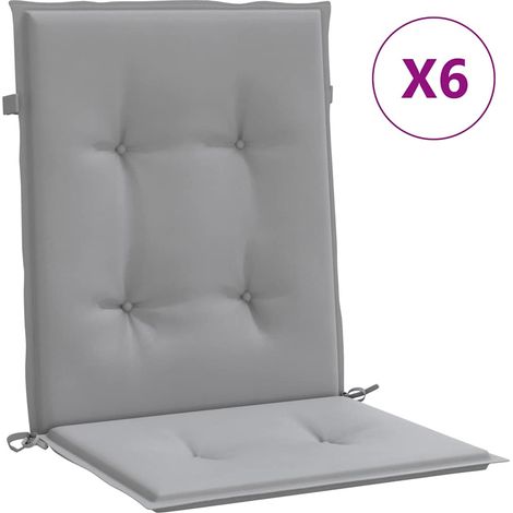 Maison Exclusive - Cuscini per sedie da giardino Grigio 100 x 50 x 3 cm (1/5)