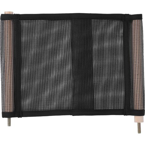 Hamac respirant en maille double couche pour hamster et perroquet, idéal pour les petits animaux de compagnie (taille S, noir). (1/5)