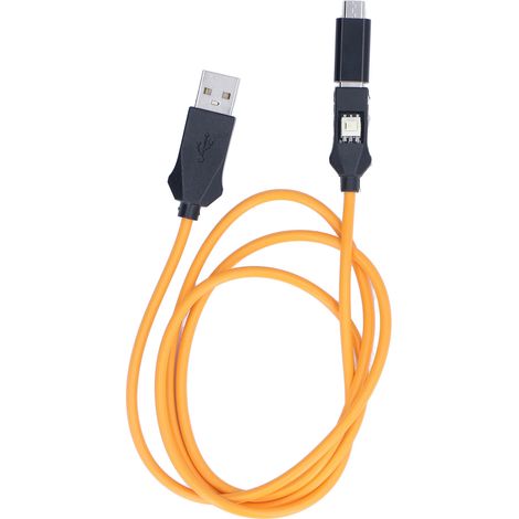 Câble de réparation court-circuit USB pour téléphone, avec interrupteur, 1 mètre, outil ingénierie électronique (1/5)