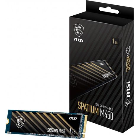Msi Spatium M450 V1 1Tb Pcie 4.0 Nvme Ssd (1/5)