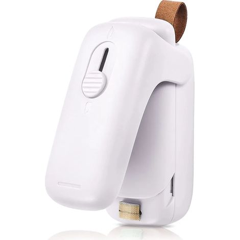 Mini scelleuse thermique manuelle 1 pièce, scellage et découpe 2 en 1, magnétique, portable, pour snacks (1/5)