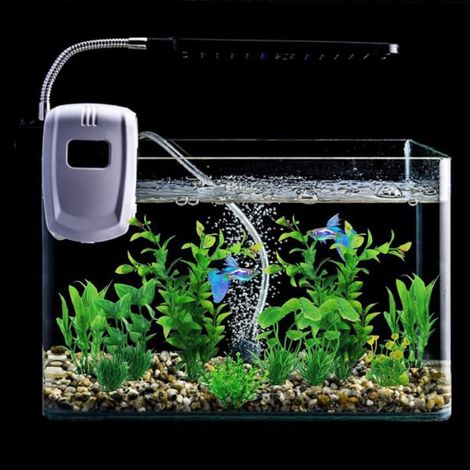 Aquarium Decoration Plante, 10 Pièces Vert Plantes Artificielle Aquarium Deco, Terrarium Plante Décoration pour Aquarium (1/4)