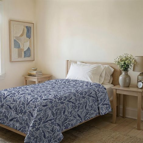 Couvre-lit matelassé d’été en Microfibre Douce imprimée – Couette Printemps-été mi-Saison – 160x240 cm (1/5)