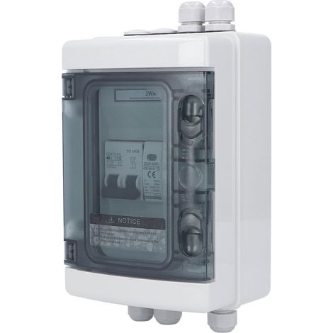 Scatola combinata PV IP65 impermeabile con protezione contro i fulmini, interruttore automatico per impianti fotovoltaici con interruttore automatico da 40 A 1000 V