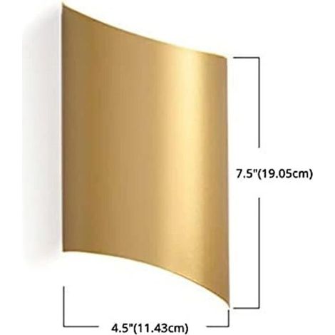 Vtizikl Applique Murale LED Moderne et créative, dorée, Style Post-Moderne, luminaire Luxe for Chambre à Coucher, Salle à Manger, Chevet, Salon, lumière Chaude/Froide(Gold,Warm-Light) (1/5)
