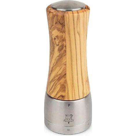Peugeot - Moulin à poivre 16 cm en bois d'olivier Madras u'Select (1/3)