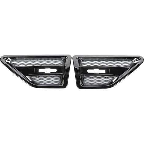 Paar verchromte seitliche Lüftungsgitter, Ersatz für Freelander 2 LR2 2007-2014, galvanisierte Dreiecksfenster-Lüftungsabdeckungen, 2er-Set. (1/5)