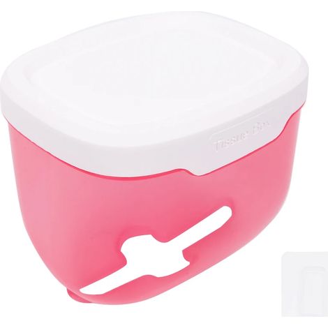 (Rouge) Porte-papier toilette mural étanche, étagère, rangement pour rouleaux de papier toilette, boîte de rangement, plateau, accessoires de salle de bain (1/5)