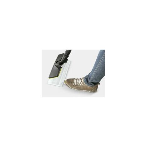 Kärcher Bodenbürsten-Set für Dampfreiniger, schwarz + 2 neue Bodendüsen