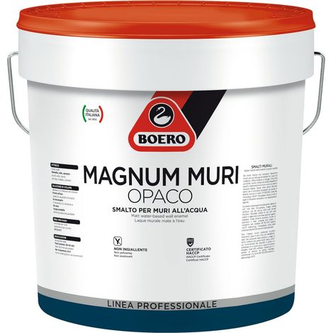 MAGNUM MURI SMALTO MURALE OPACO ALL'ACQUA LT 10