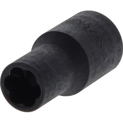 BRILLIANT TOOLS 1/2" Spiral-Profil-Stecknuss 12 mm - BT026003 (1/5)