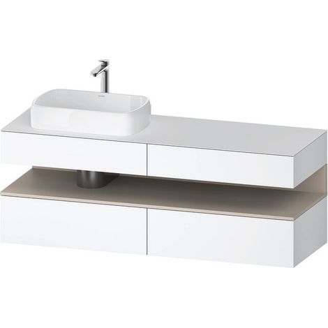 Duravit Collection One Meuble sous-vasque sur console, 2 tiroirs,