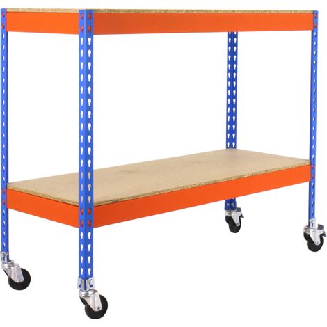 Scaffale metallico Simonrack mob 1506-2 capacità 120 kg 4 ripiani