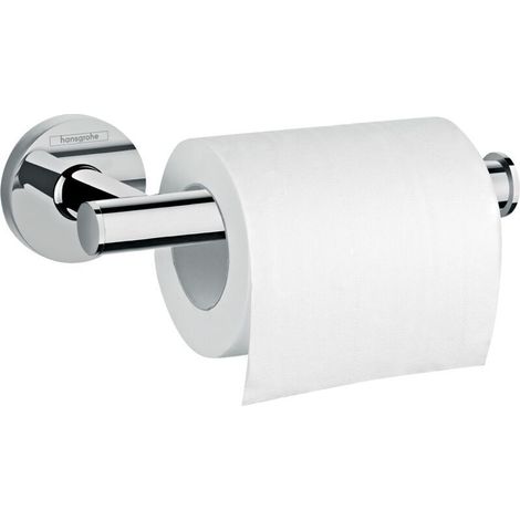 Hansgrohe Logis Universal-Toilettenpapierhalter aus Chrom, modernes Design