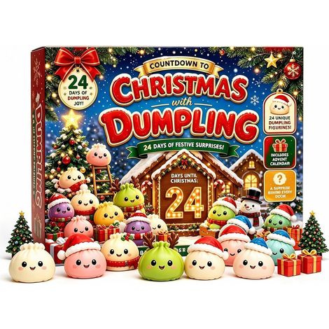 Calendrier Avent 2026 squishies 24 jours adultes
