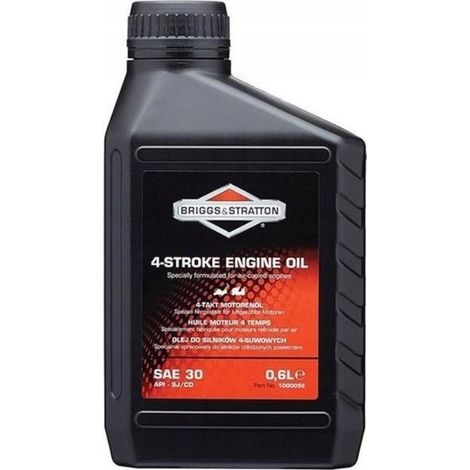 BRIGGS & STRATTON MOTORÖL 0,6 L SAE30 B&S RASENMÄHERGENERATOR
